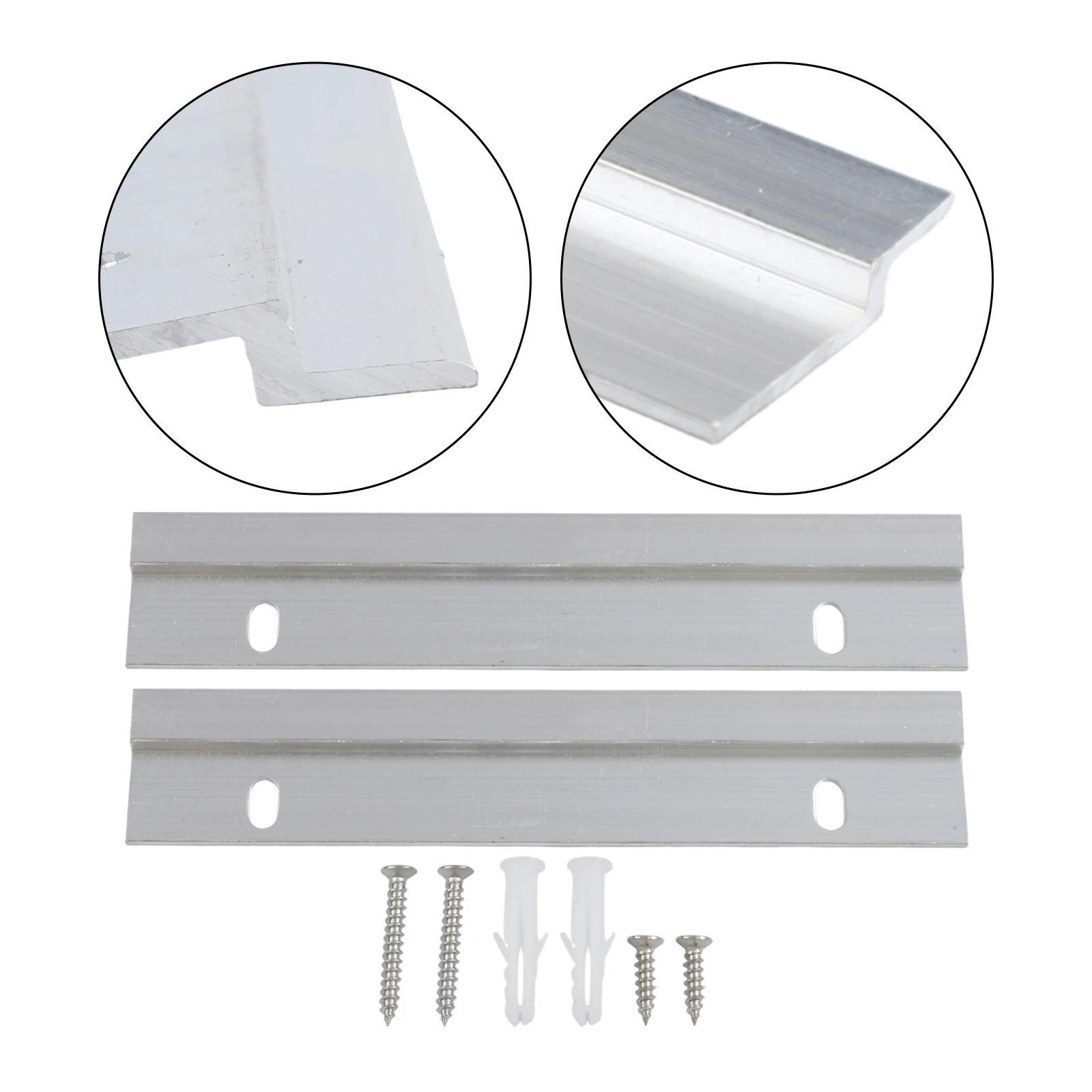 Mounting Strip Z-shaped Pendant Lightweight Construction Minimalist Profile Easy Installation Anti-rust Coating