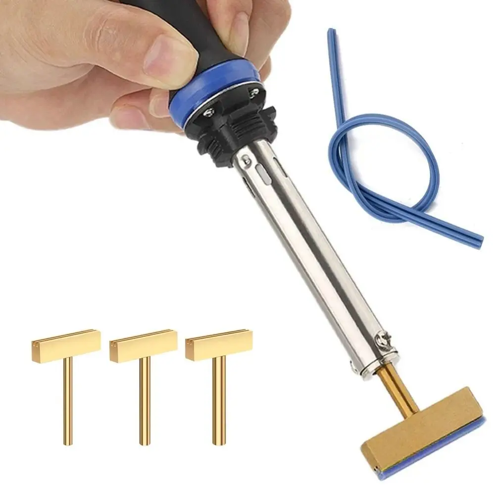 

Portable 30W/40W/60W T Soldering Iron Tips Copper Replacement Solder Tip Durable T-head T Tip Flex Cable Repair