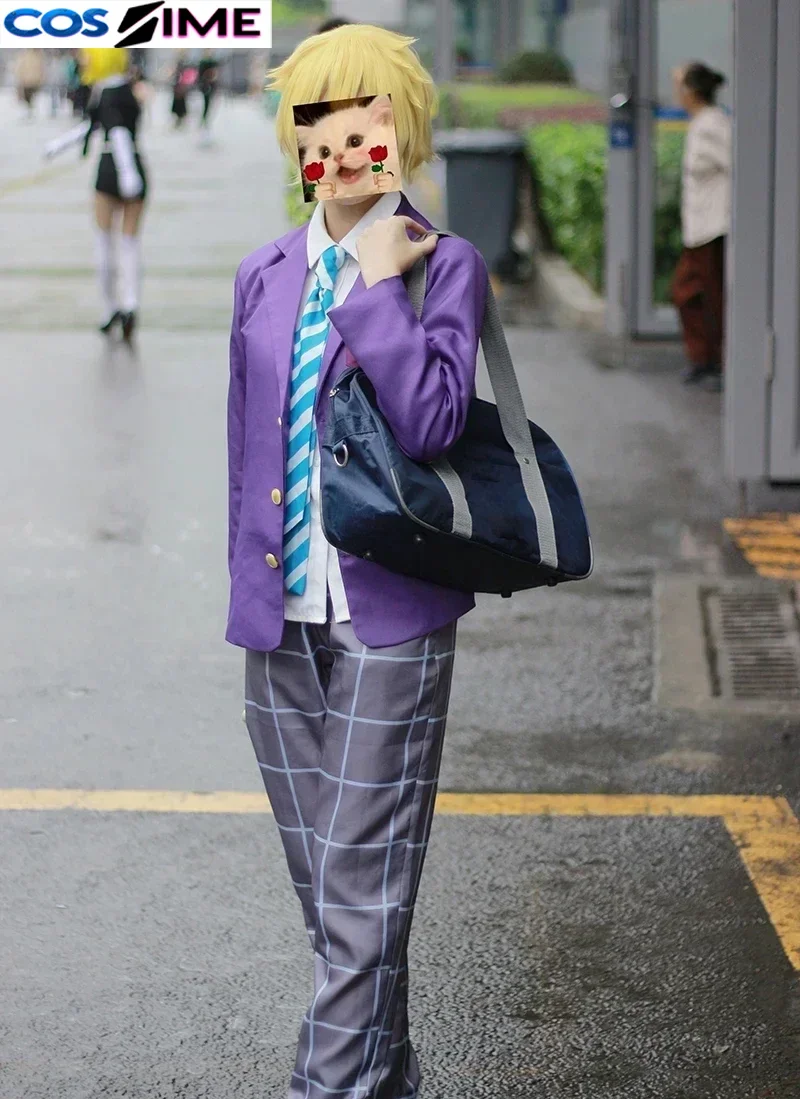 Anime Mob Psycho 100 Hanazawa Teruki Cosplay Party Coat Shirt Pants Halloween Carnival Uniforms Custom Made view 4