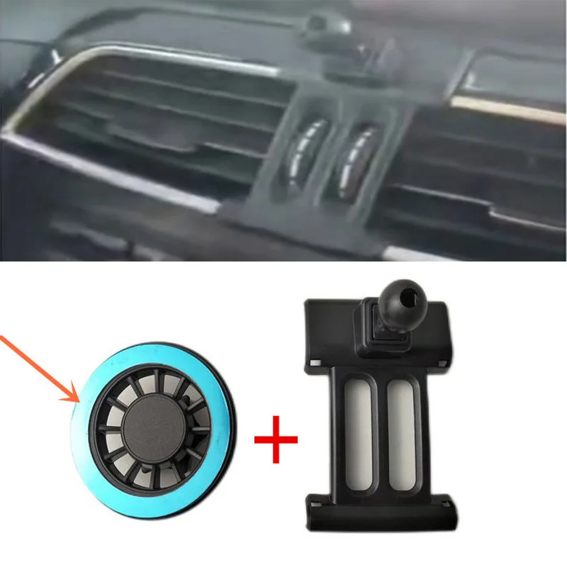 1Set ABS Material Für 2010-2013 Mercedes-Benz C200 260 300 W204 Spezielle Auto Magnetische Telefon Halter Feste halterung Ständer Mobile