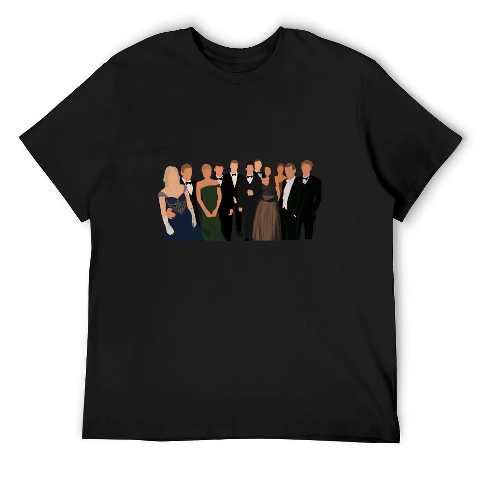 

Tvd cast Mikaelsons Salvatores T-Shirt aesthetic clothes for a boy cute clothes Men's t-shirt