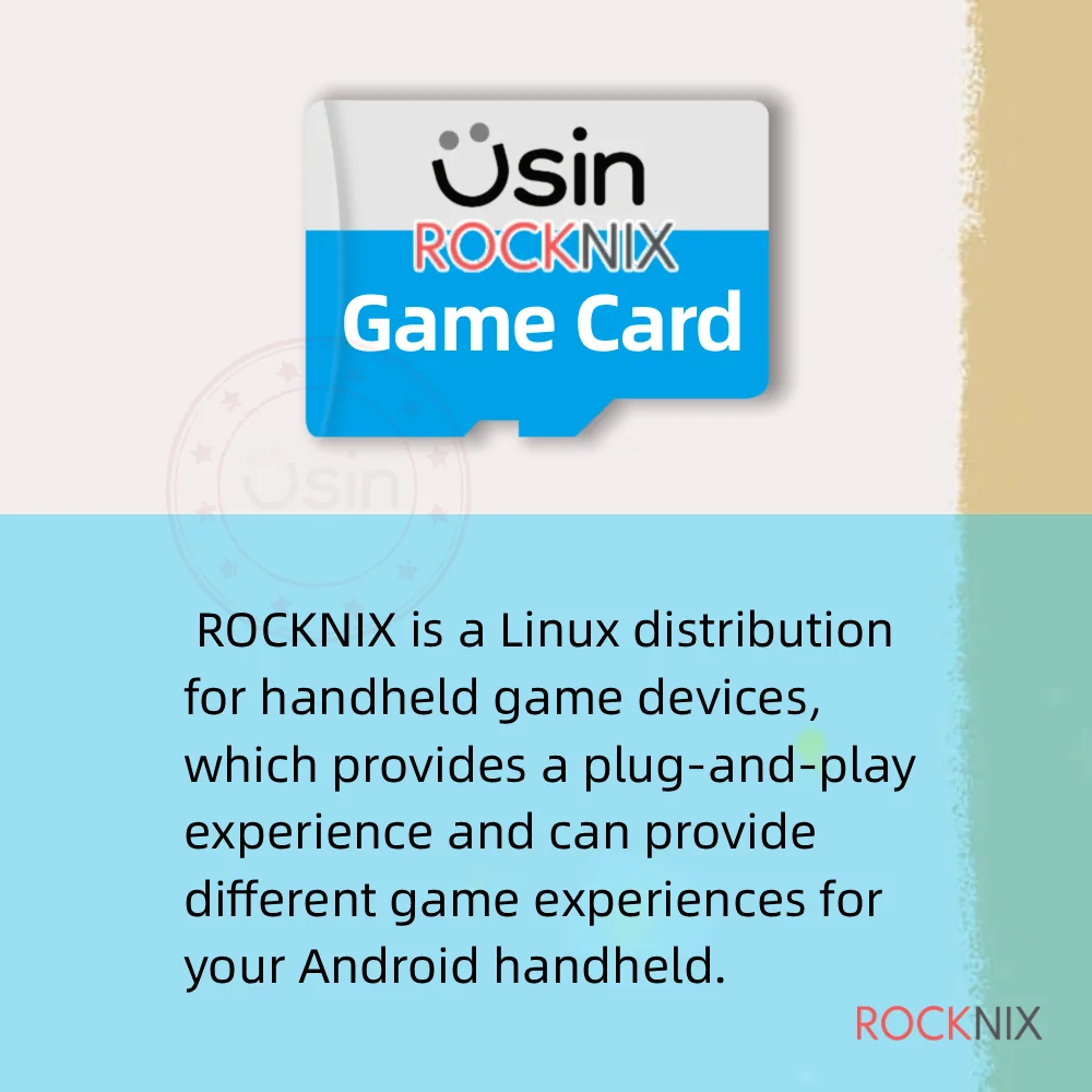 Plug&play Rocknix TF Game Cards For  Android Gaming Handheld SD