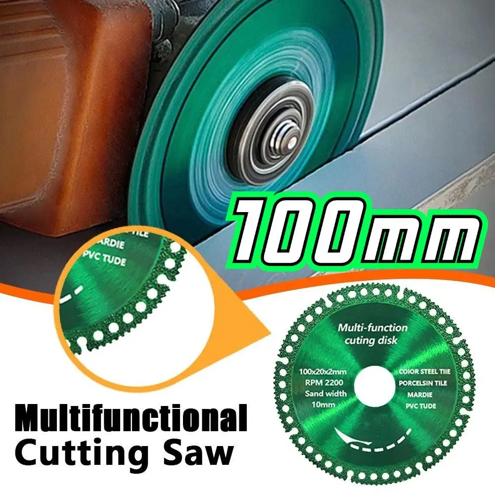 

Composite Multifunctional Cutting Saw 100mm Ultra-thin Saw Ceramic Tile Glass Cutting Disc For Angle Grinder Tools