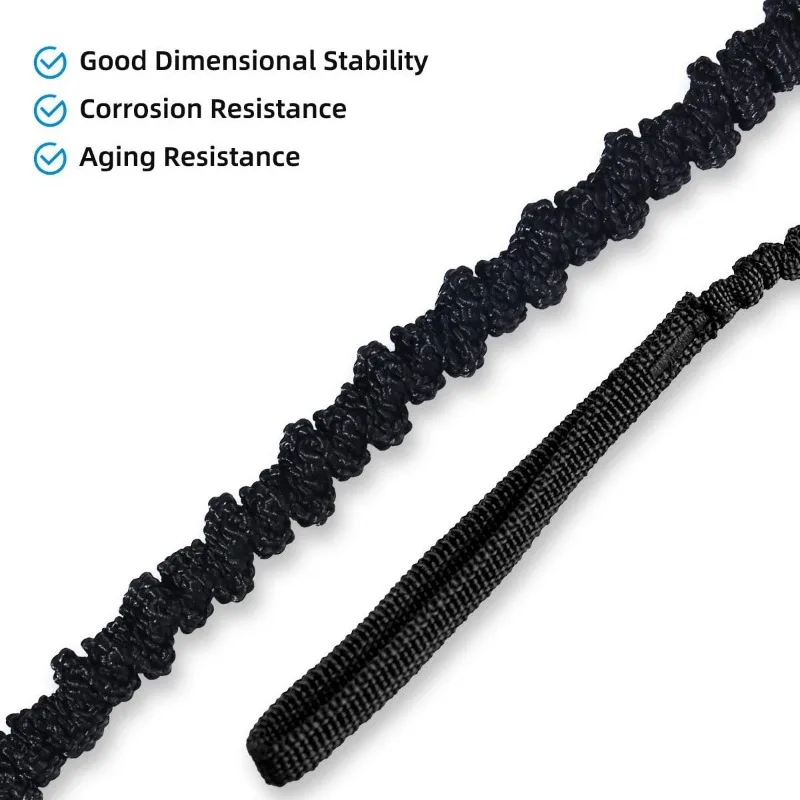 Kayak Paddle Traction Rope Retractable Belt Lanyard SUP Canoe Fishing Rod