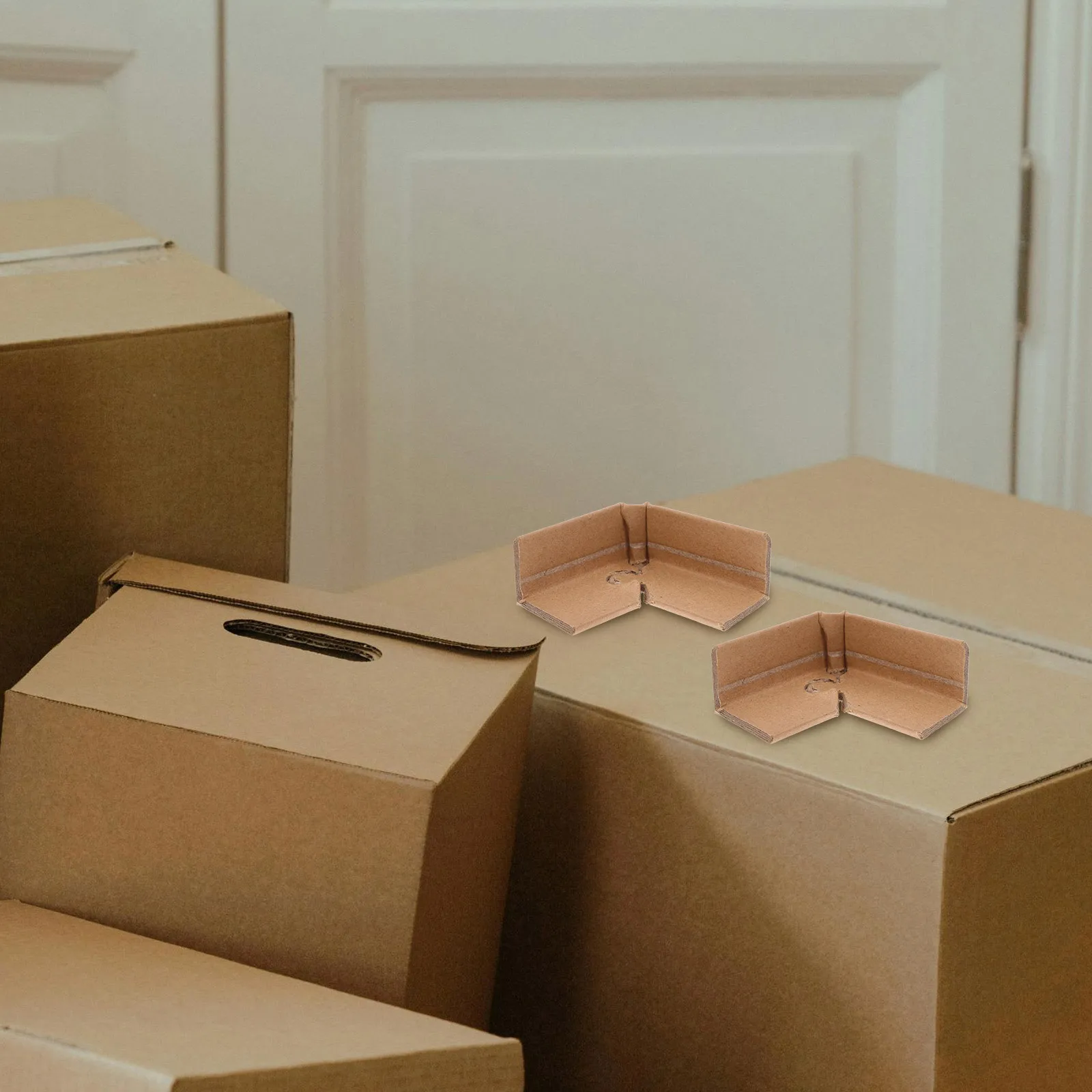 20pcs Lock Paper Corner Guard Cardboard Corners Carton Book Protectors Packaging Edge Protector Shipping Box Guards Durable