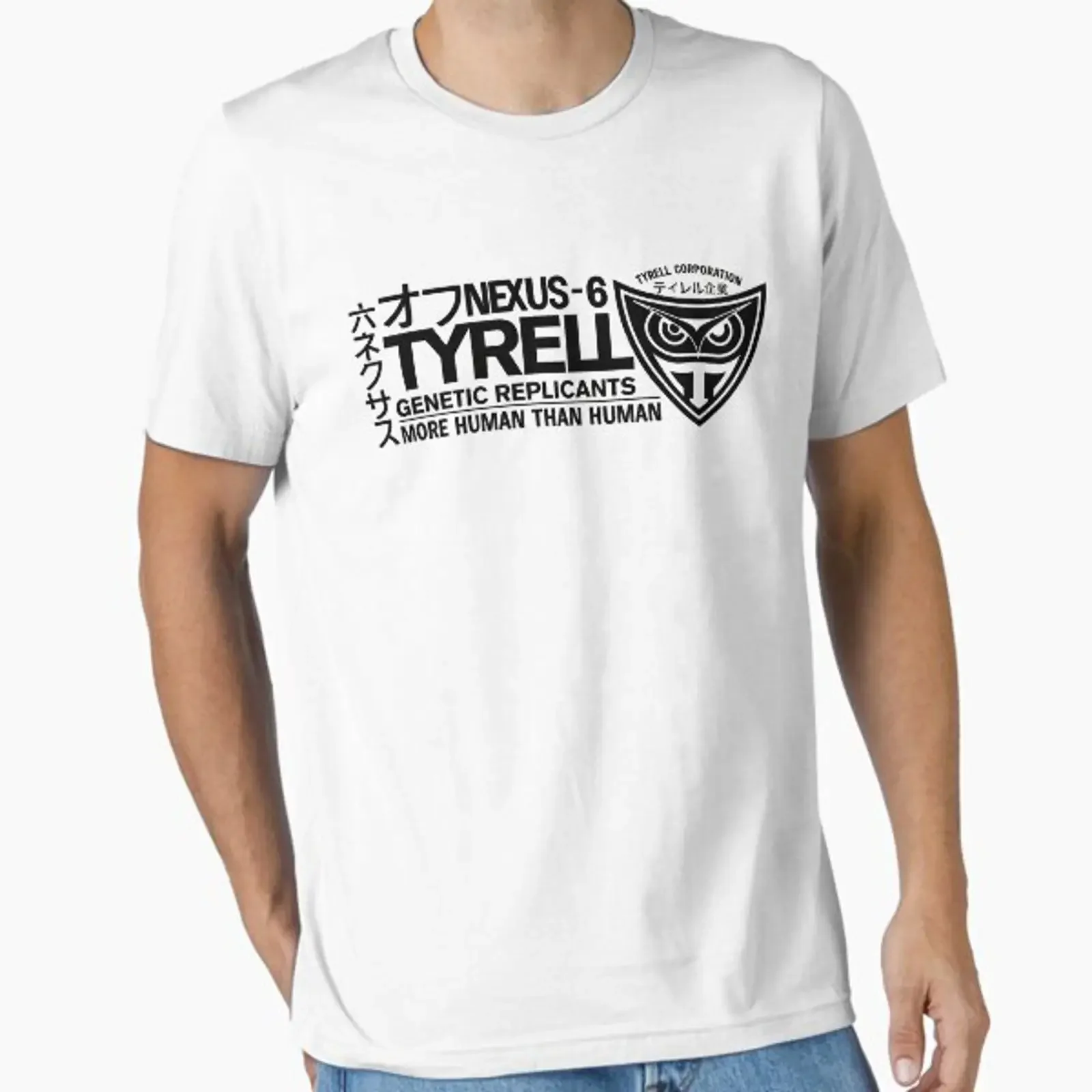 Nexus 6 Tyrell Essential T Shirt vintage Washed Comfortable designer clothes Versatile fashion homme Casual Soft graphic