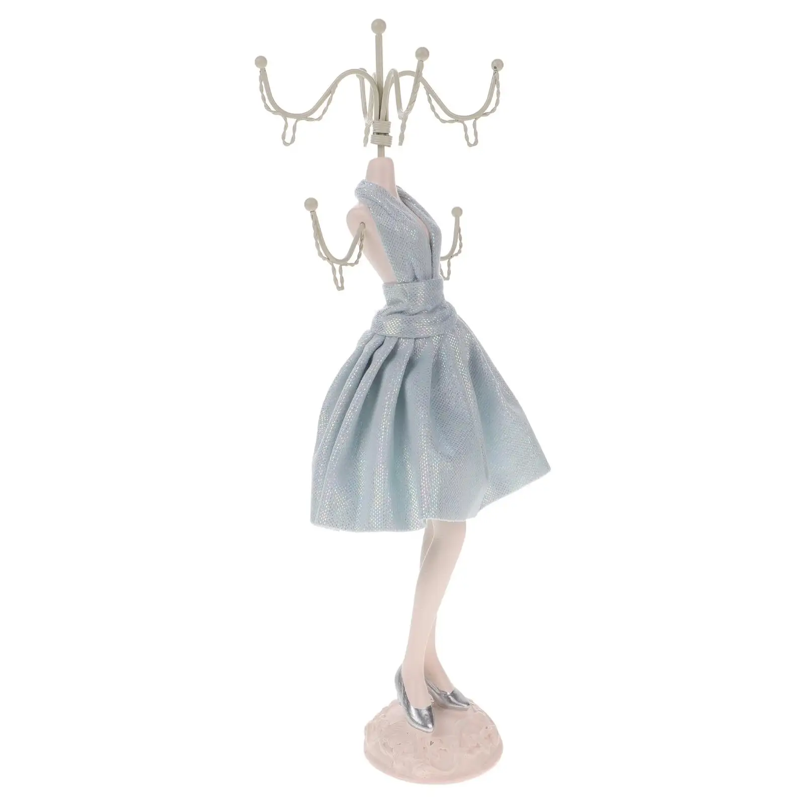 

Vintage Jewelry Display Stand Mannequin Cloth Stable Necklace Bracelet Showcase Holder Rack For Selling Pendant