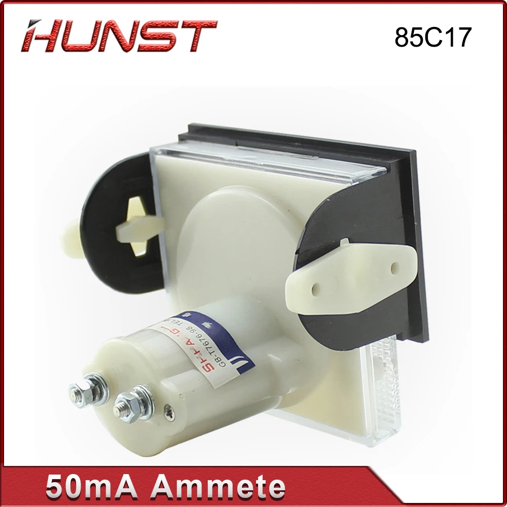 Hunst 50mA Ammeter 85C17 DC 0-50mA Panel for CO2 Laser Cutting Engraver