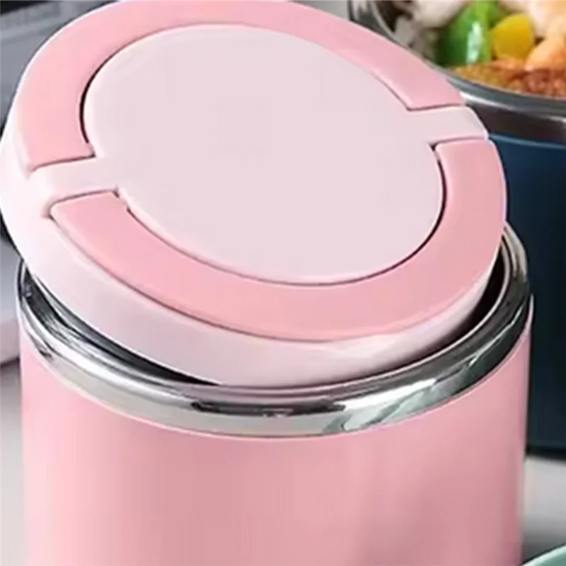 WORTHOWN-อาหารความร้อน Jar ฉนวนถ้วยซุปคอนเทนเนอร์กล่องอาหารกลางวันสแตนเลสเก็บร้อนสําหรับเด็กนักเรียน