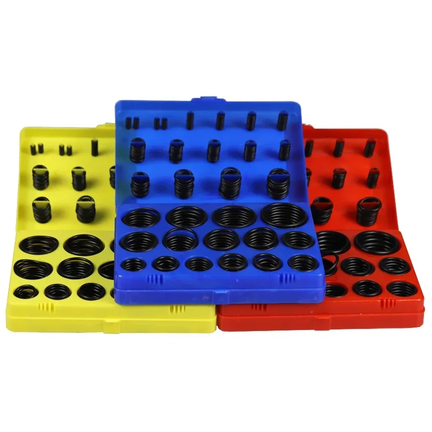 30 Sizes Nitrile Rubber O-Ring Seals Repair Kit for Hydraulic Valves Excavators Forklifts Automobiles US & Japanese Standards