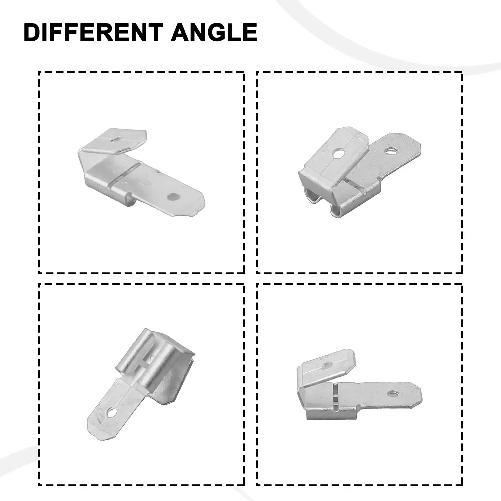 

Tinned Copper Double Male Female Connectors 25/50 Pcs Insulated Piggyback Spade Terminals For Efficient Wiring