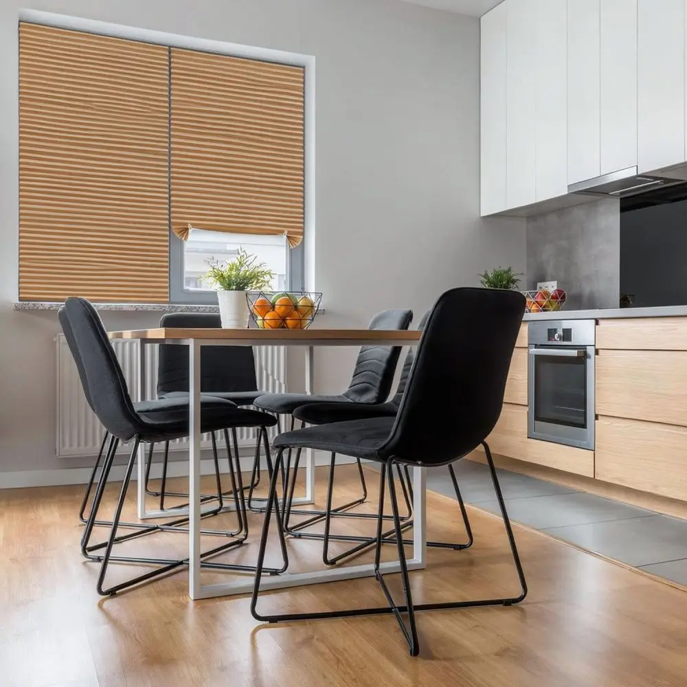 Modern Window Shade For Yalan Pleated Blinds Self Adhesive Drill Free Privacy Curtains Blackout Fabric Bedroom Home Design