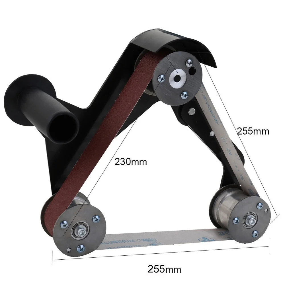 1Set Grinder For Wood/aluminum/copper/titanium Polishing 360° Grinding Quick Belt Replacement Sanding Belt Grinder Attachment