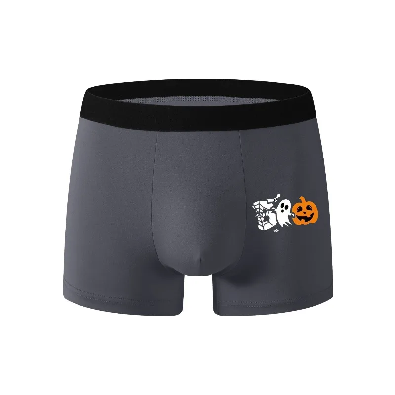 ملابس داخلية رجالية جديدة لصيف 2025: مريحة وبسيطة. شورت الهالوين بأربعة زوايا. يجب أن تجفيف الرجال بسرعة