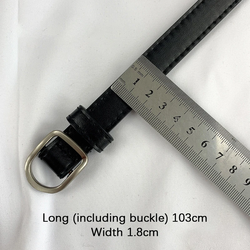 

Модный роскошный ремень без отверстий для женщин, поясной ремень с пряжкой, декоративный ремень для джинсов, тонкий ремень из искусственной кожи для женских платьев