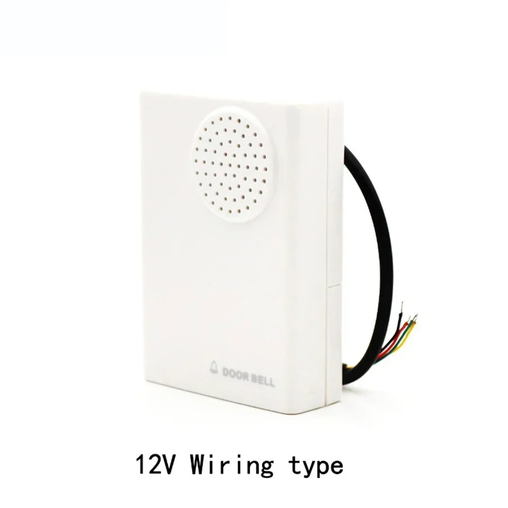 New Practical Doorbell Wired Door Bell Home Improvement Matching Pager Connect To 12V Battery Door Chime Wired