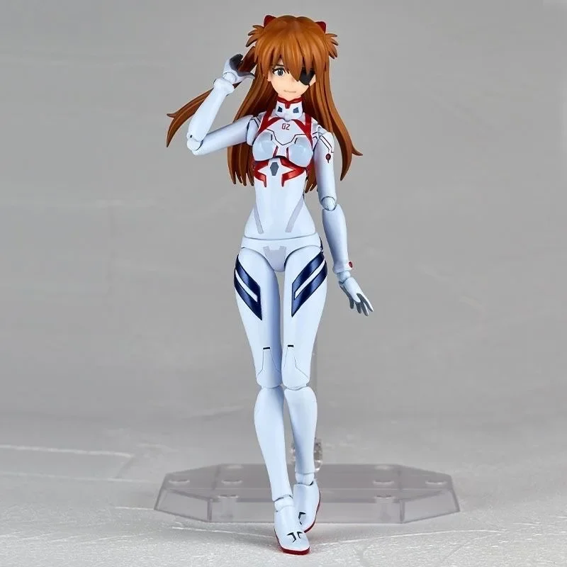 Ko Kaiyodo Evangelion Anime Figure Asuka Langley Soryu Action Figure Children Toys EVA 3.0+1.01 Room Decoration Birthday Gift