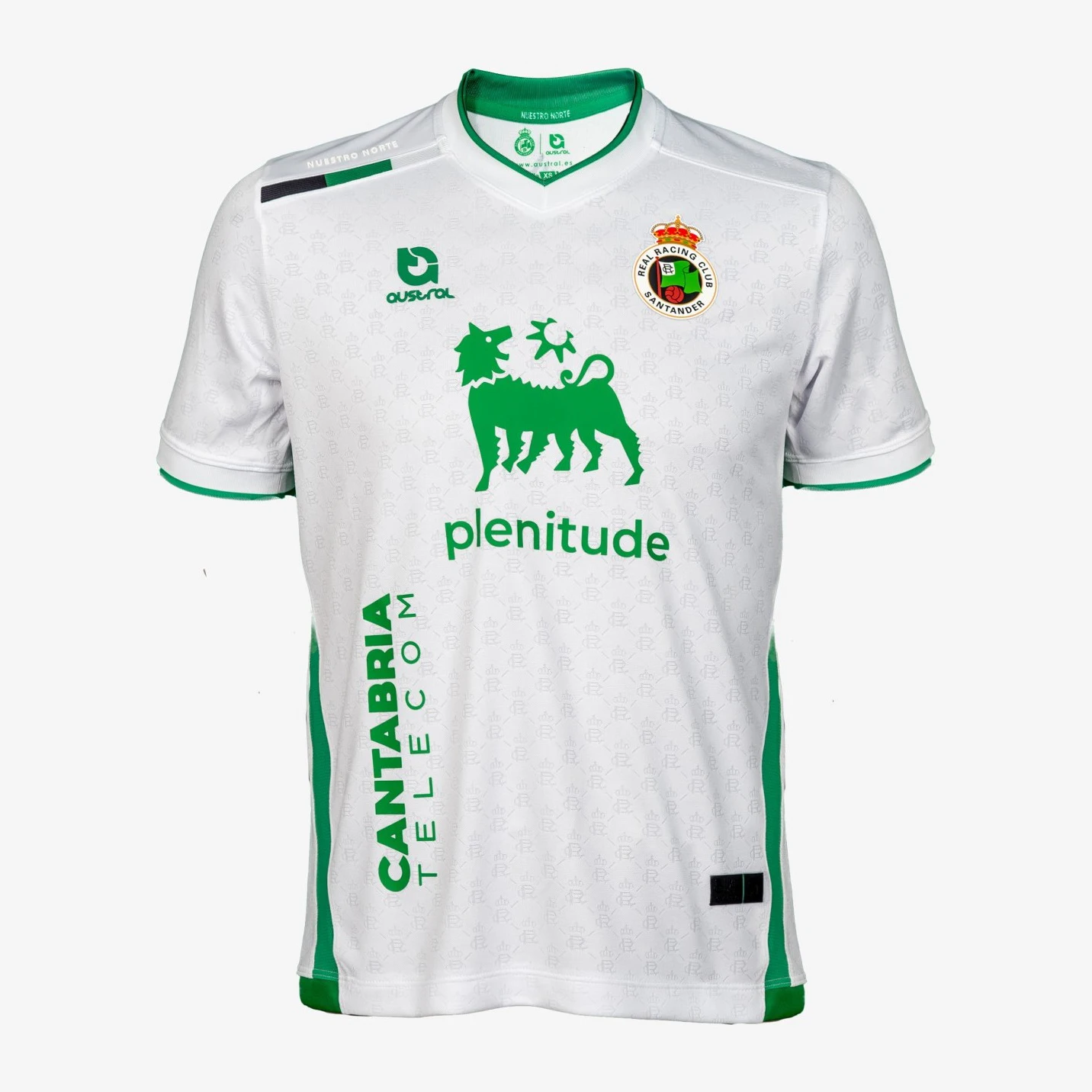 25-26 nuevas camisetas La Liga, uniformes del equipo Racing de Santander, camisas estampadas en 3D, camisetas deportivas unisex, camisetas para niños, 6XL