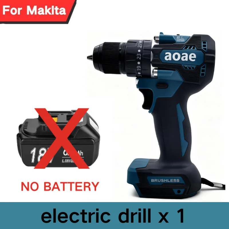 

DDF487 18V brushless electric drill, suitable for five-rope impact drill of decoration team, uses 18V For Makita battery