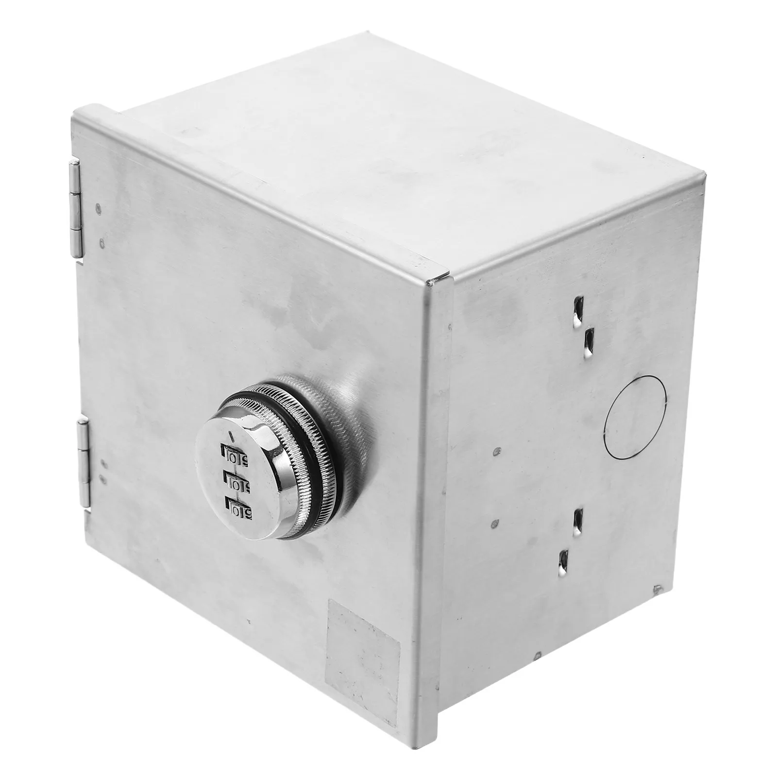 

Waterproof Stainless Steel Lockable Outdoor Electrical Box 5x5x4 Wall Mounted Enclosure Secure Electrical Outlet Lock Box