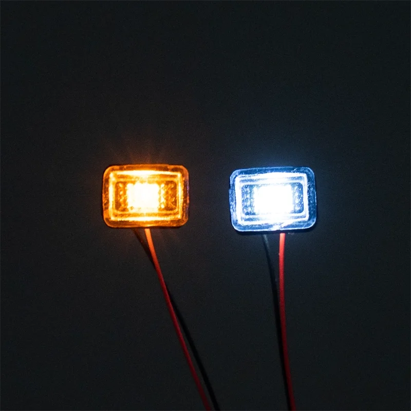 2 PCS RC Toy Truck LED Position Light Cab Side Lamp For Tamiya 1:14 Scale RC Tractor Truck 770S AROCS FH16 TGX Accessories Parts