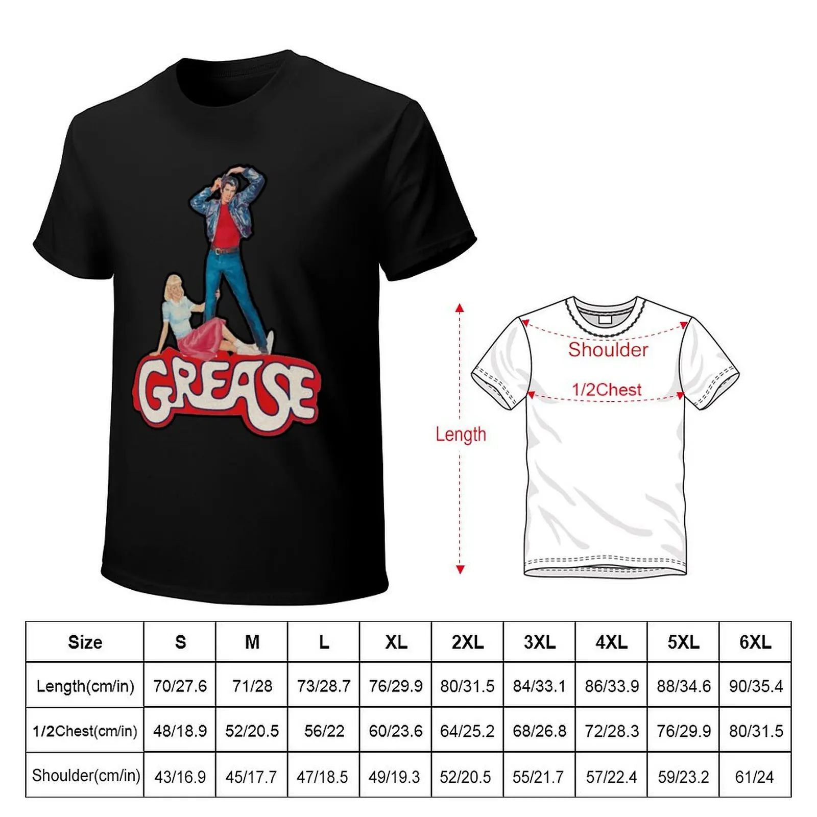 Grease classic movie Classic . T-Shirt man t shirt cotton T-Shirt