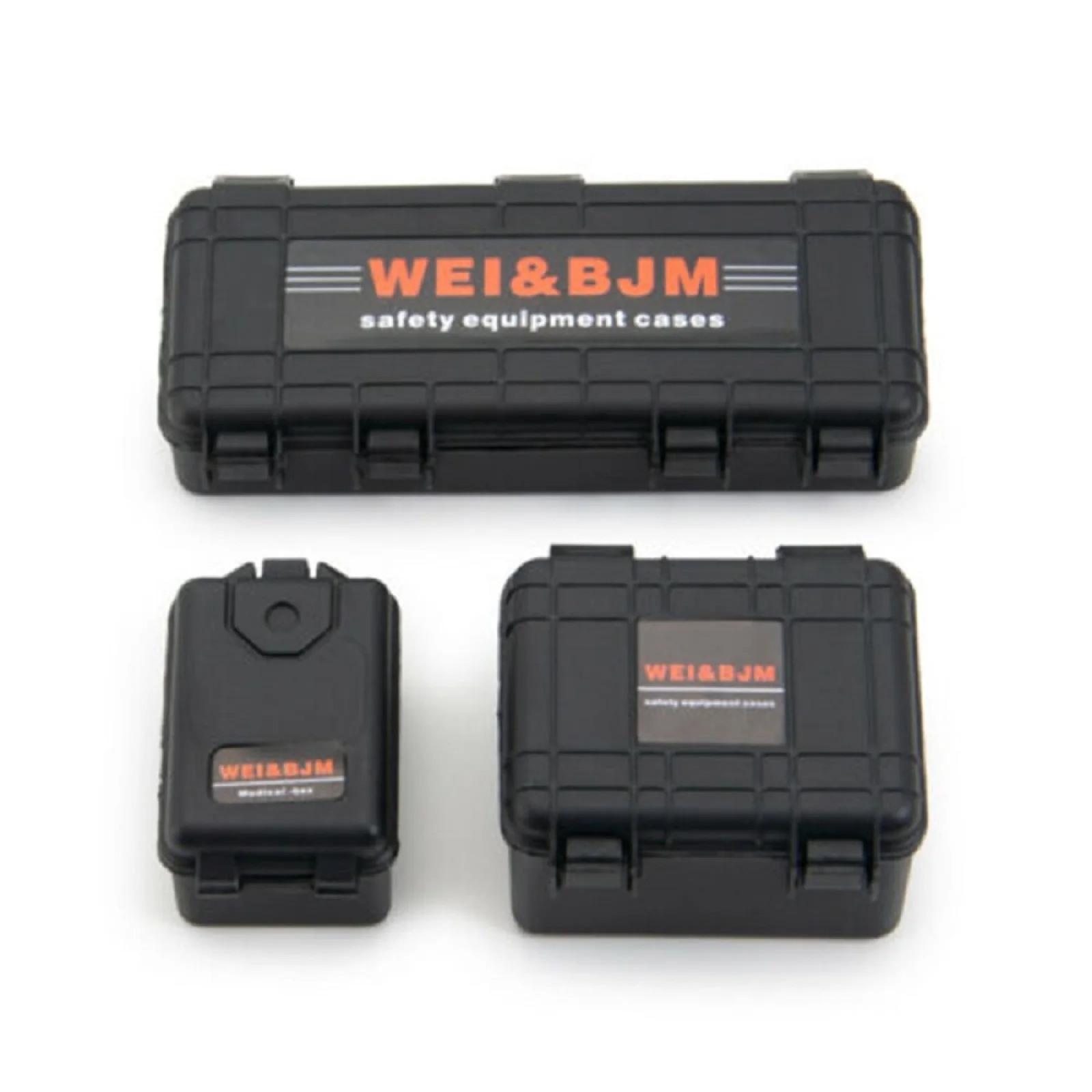 3PCS Simulated Mini Plastic Storage Box Suitcase Luggage For RC Crawler TRX-4 SCX10 D90 Decoration RC Car Accessories