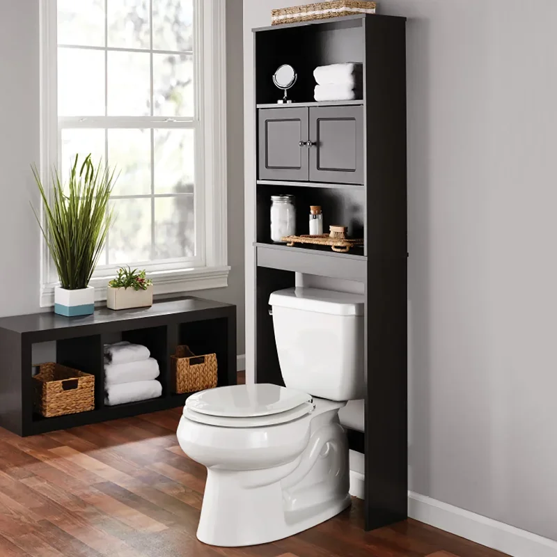 

Espresso 23" W Bathroom Space Saver, 3 Shelves, Mainstays over the Toilet Cabinet home furniture storage cabinet