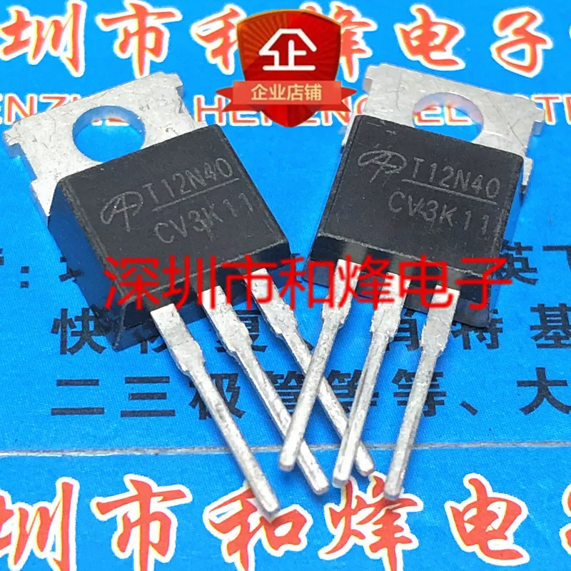 5PCS-10PCS T12N40 AOT12N40 TO-220 400V 11A New And Original On Stock
