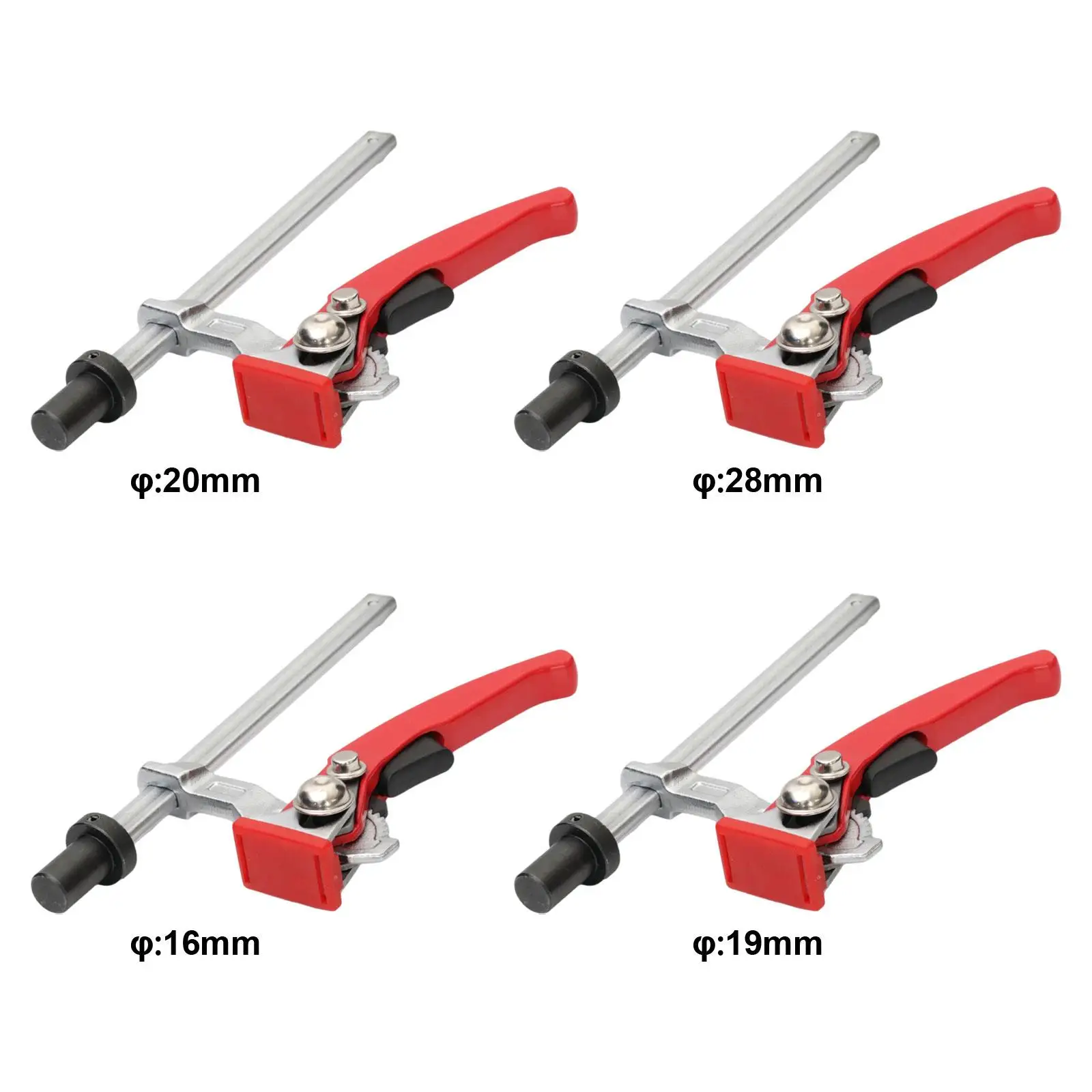 Woodworking Clamp Bench Dog Hold Down Clip Steel Alloy Ratchet Press Fixture for Carving and Routing Tasks