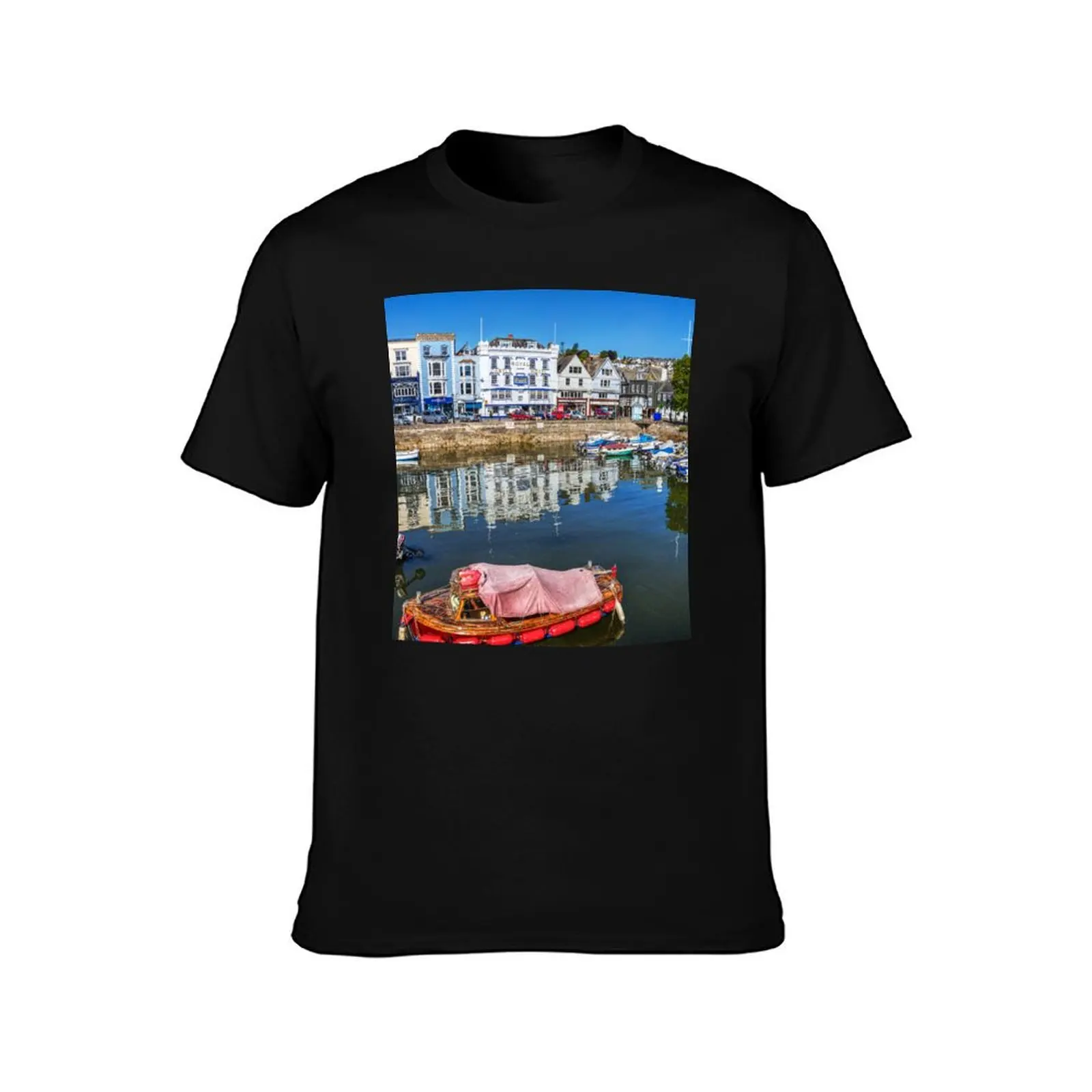 Dartmouth Harbour, Devon, UK T-Shirt man clothes blacks designer shirts mens graphic t-shirts hip hop