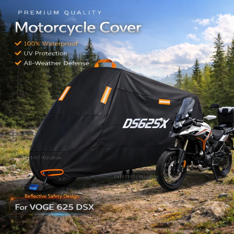 

Чехол для мотоцикла VOGE 625 DSX625, водонепроницаемый, из прочного полиэстера, с защитой от УФ-излучения, дождя, пыли и солнца, для улицы