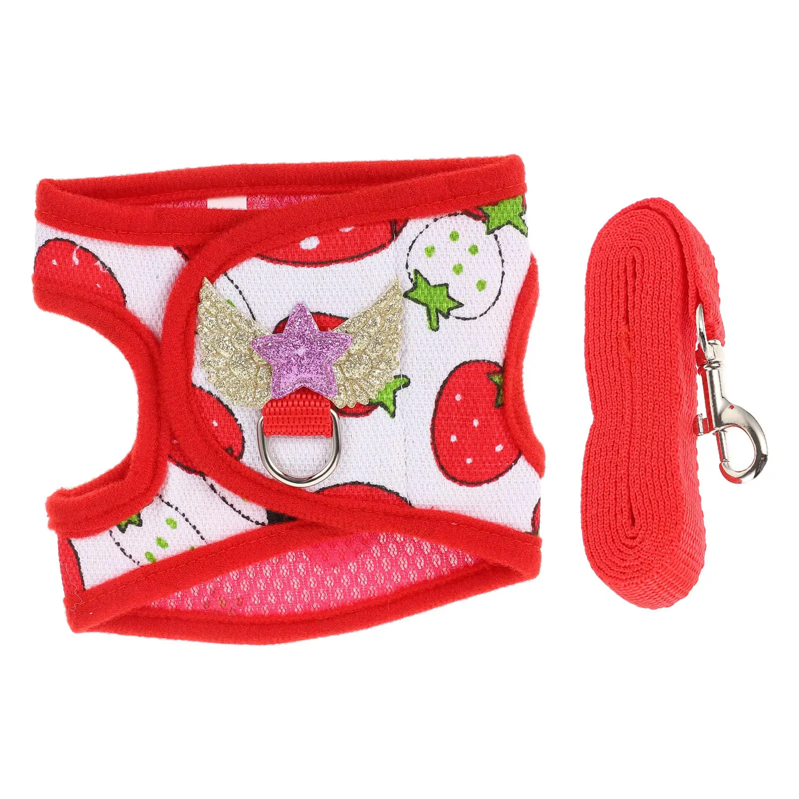 

1Set Rabbit Chest Harness Decorative Vest Creative Pet Clothes Fine Workmanship Relaxing Wearing Experience Trendy Design