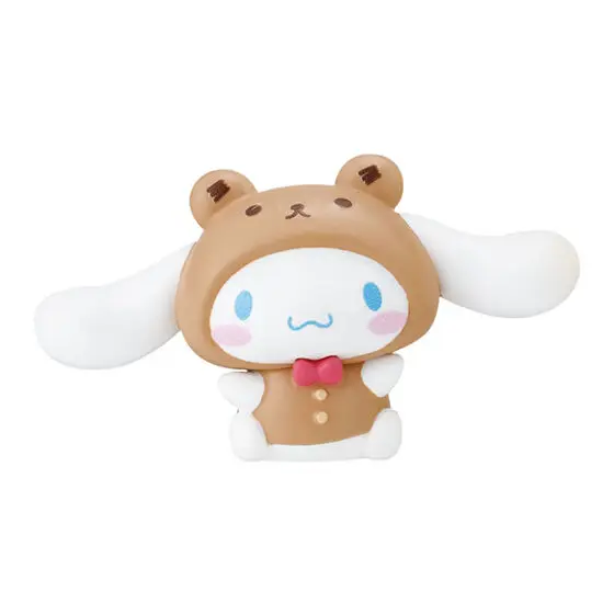 Bandai figuras de ação modelo sanrio animal vestir-se série kitty cinnamoroll pochacco pompom purin gashapon bola oficial genuíno