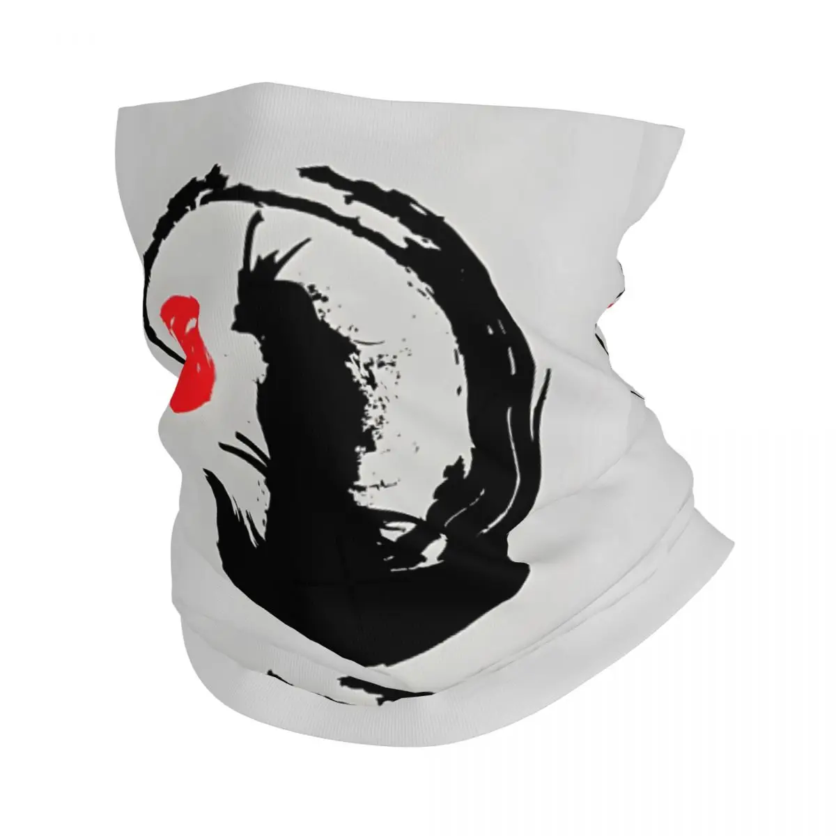 Armored Samurai Bandana Neck White Scarf Multi-use Headwear Fishing Unisex Adult Winter