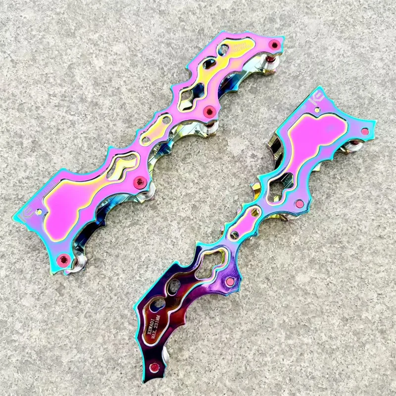 Rainbow Banana 207mm 219mm Flat 231mm 243mm Inline Skates Chassis for FSK Slalom Roller Skating Frame Rockered Plane Skates Base