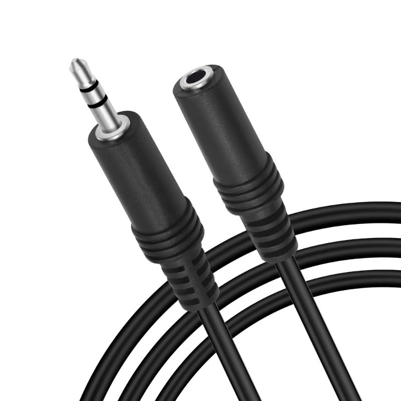 3.5mm 헤드폰 확장 케이블 1/8 인치 트레임 여성 남성 확장 코드