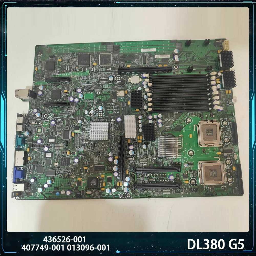 Материнская плата для сервера HP DL380 G5 436526-001 407749-001 013096-001, высокое качество, полностью протестированная, быстрая доставка