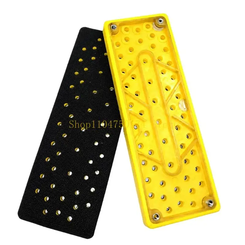 Pneumatic Dry Grinder Tray Sanding Backing Pad 70 x 198 mm for Wood Finishing Top Sale
