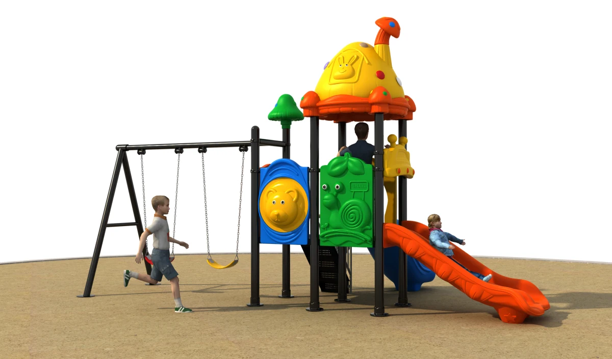 Playground Outdoor Set Children Plastic Kids Outdoor Slide Backyard Play Slides Outdoor Playground Equipment