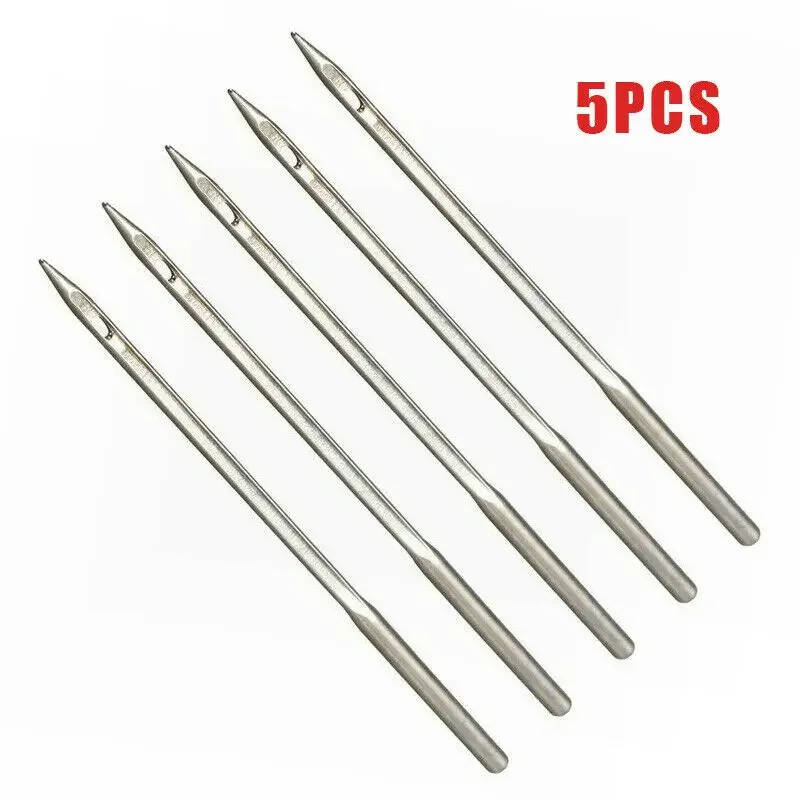 5/10Pcs Sewing Leather Awl Needles Tool Crochet Bent Hook Needle Set Repair Tools For Canvas Shoes Making