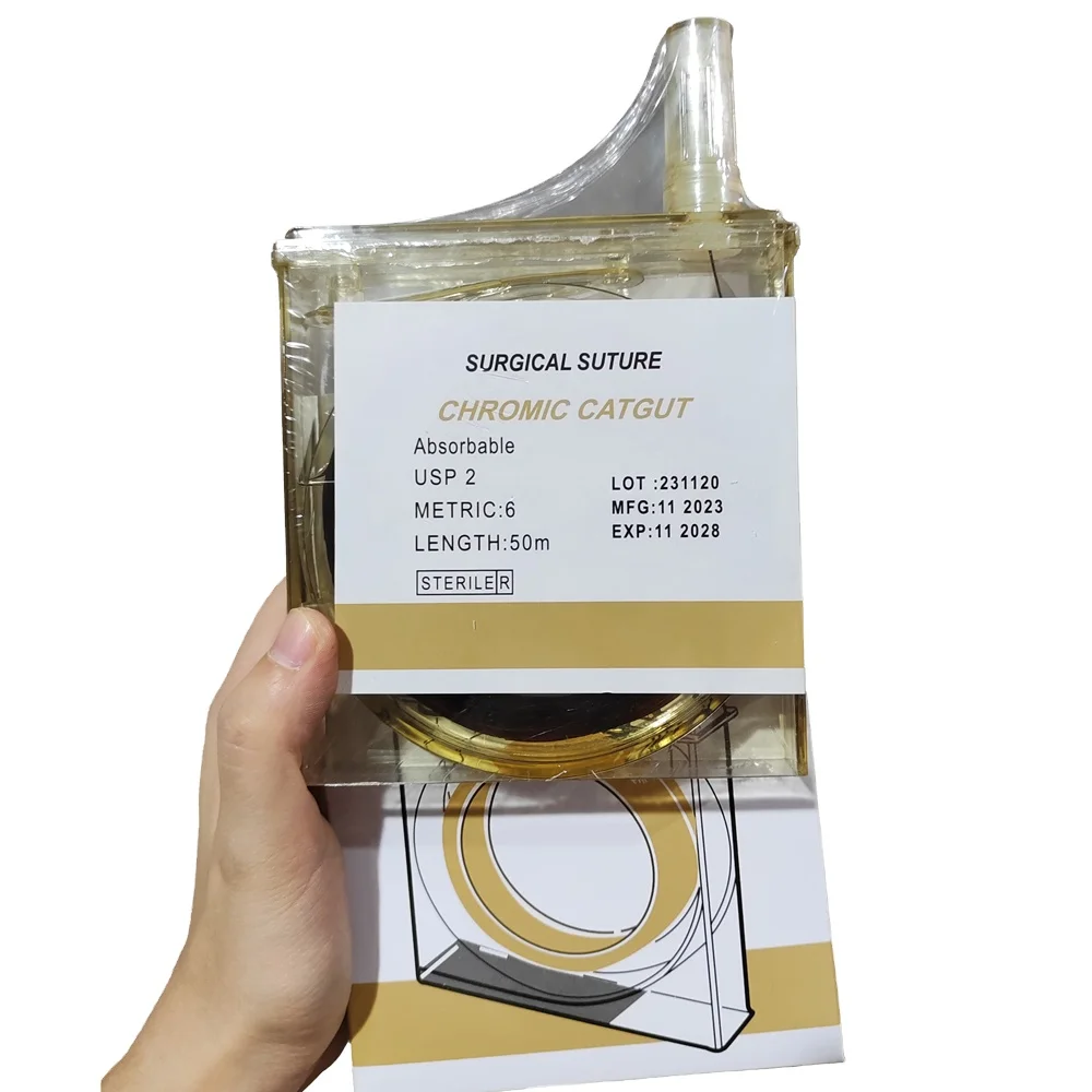 KD415 Veterinary Plain Catgut Surgical Suture Cassette Box