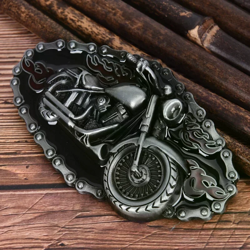 Fashion Men Vintage Motorcycle Modelling Cowboy Alloy Style Belt Buckle