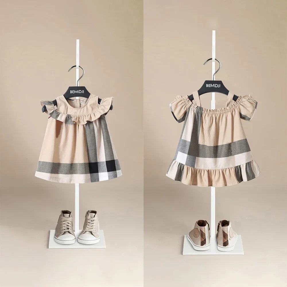 

New Summer Kids Child Girls sleeveless suspenders Stripe Dresses One-Pieces Princess Dress Children's Outwear Dress Clothings