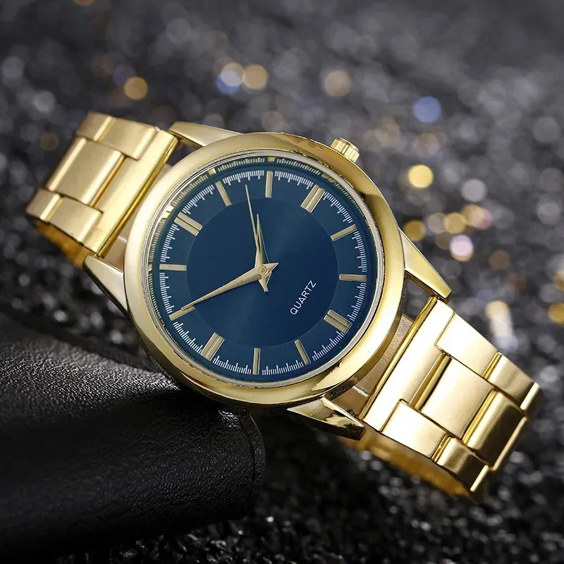 Simple Vintage Men Business Quartz Watches Stainless Steel Round Dial Casual  Male Wristwatch 2024 Modern Classic Horloges