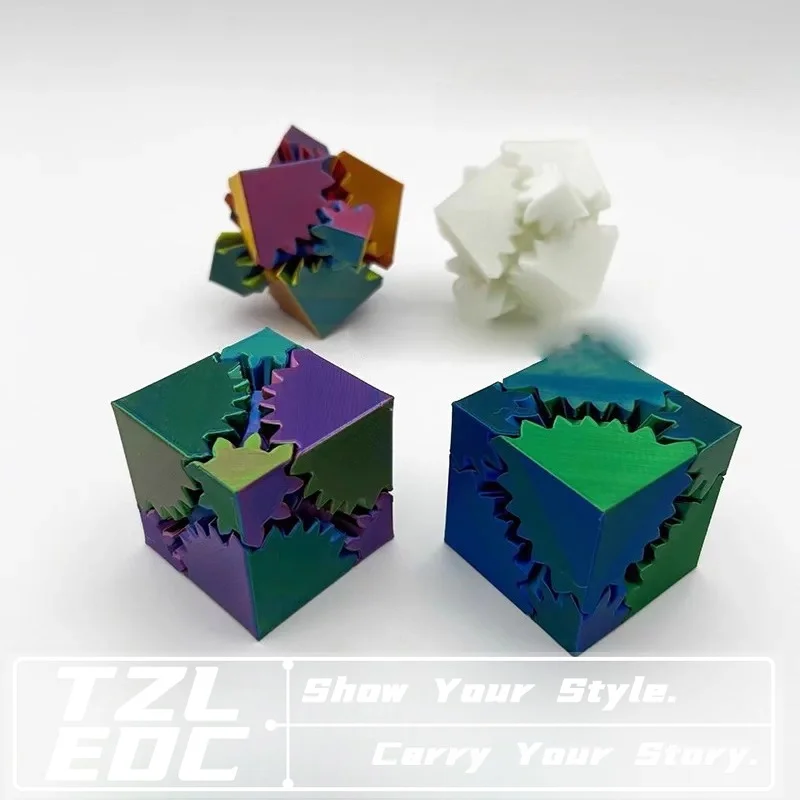 3d-printed-rotatable-expandable-gear-ball-cube-educational-fidget-finger-toy
