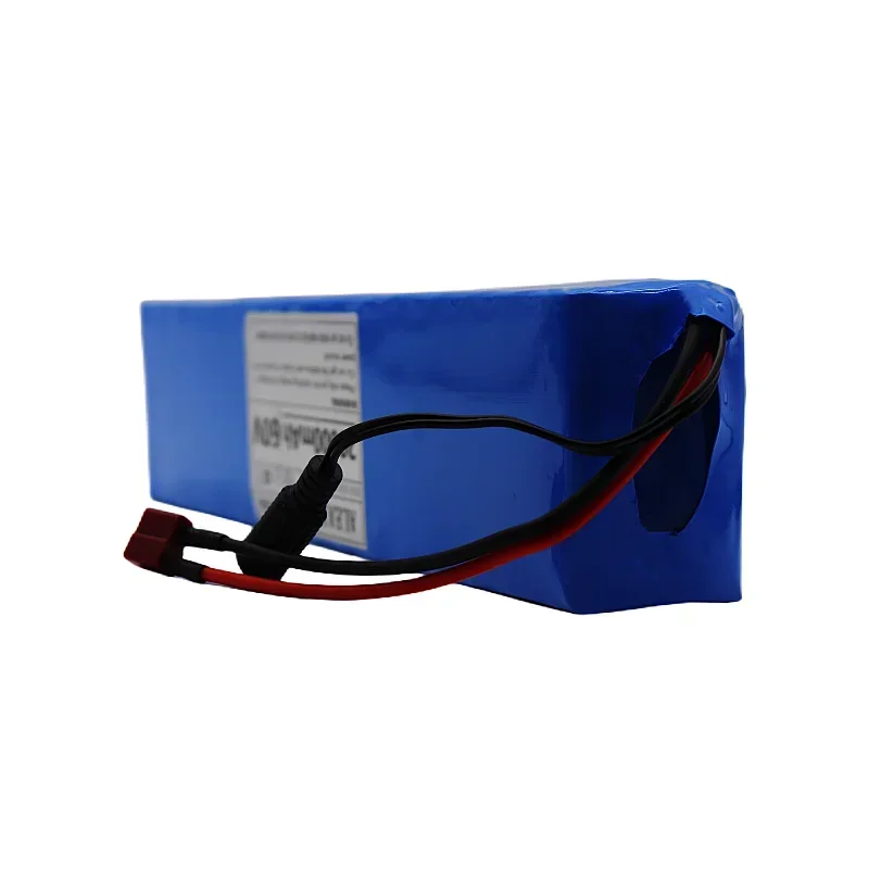 60V 16S2P 50Ah 18650 Rechargeable Li-ion Battery Pack 67.2V Lithium Ion 50000mAh with BMS，Charger