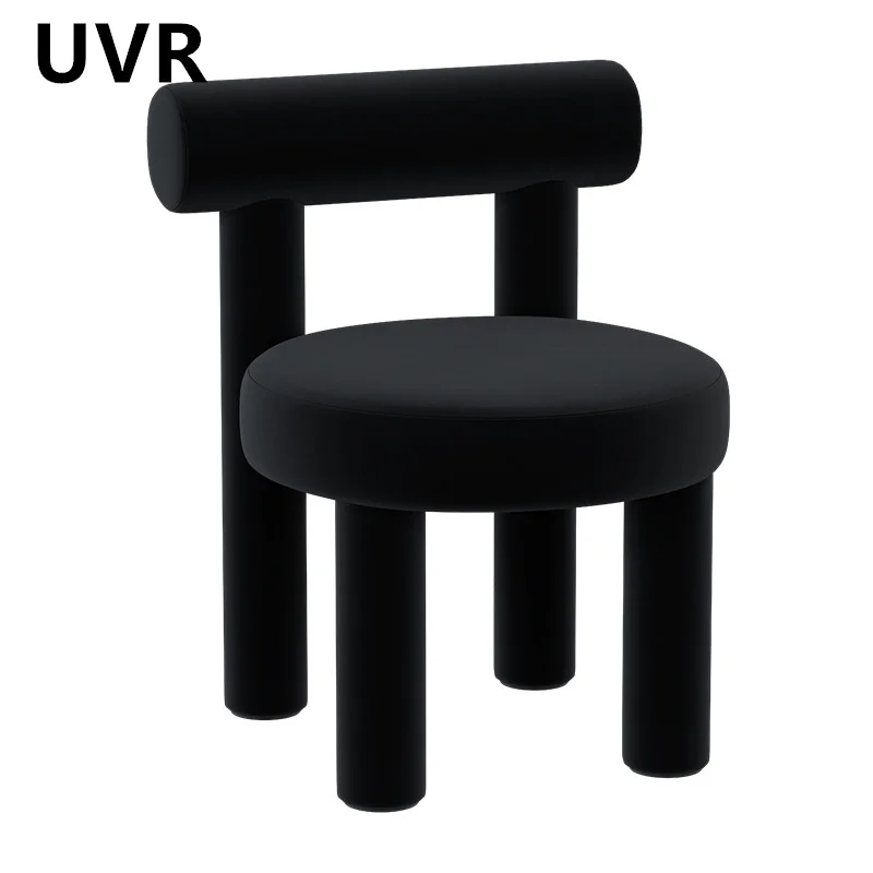 UVR New Household Nail Chair Bedroom Bedroom Vanity Chair Kitchen Living Room Dining Room Chair Girl Lazy Makeup Sofa Chair