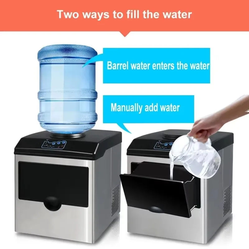 Household and Commercial Small Desktop Ice Maker