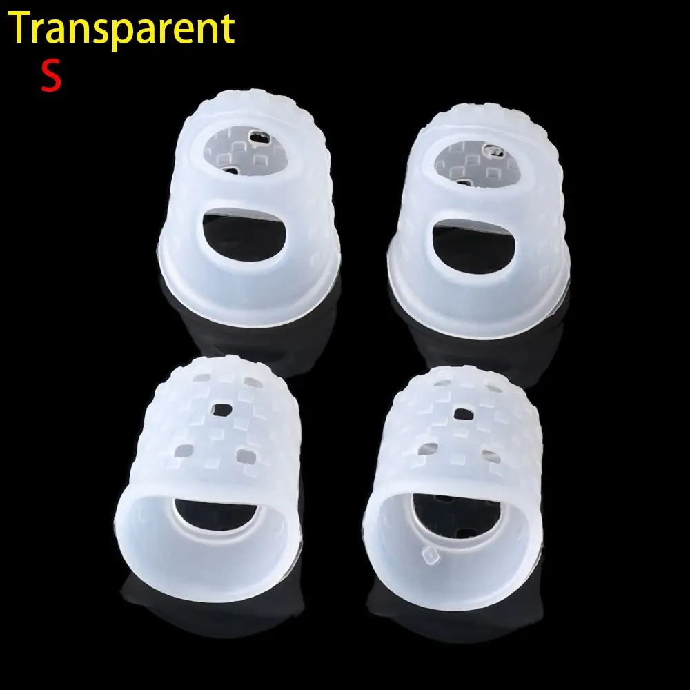 High Quality Antipain Silicone Guitars Press Accessories Finger Guards Guitar Fingertip Protection Fingerstall For Ukulele